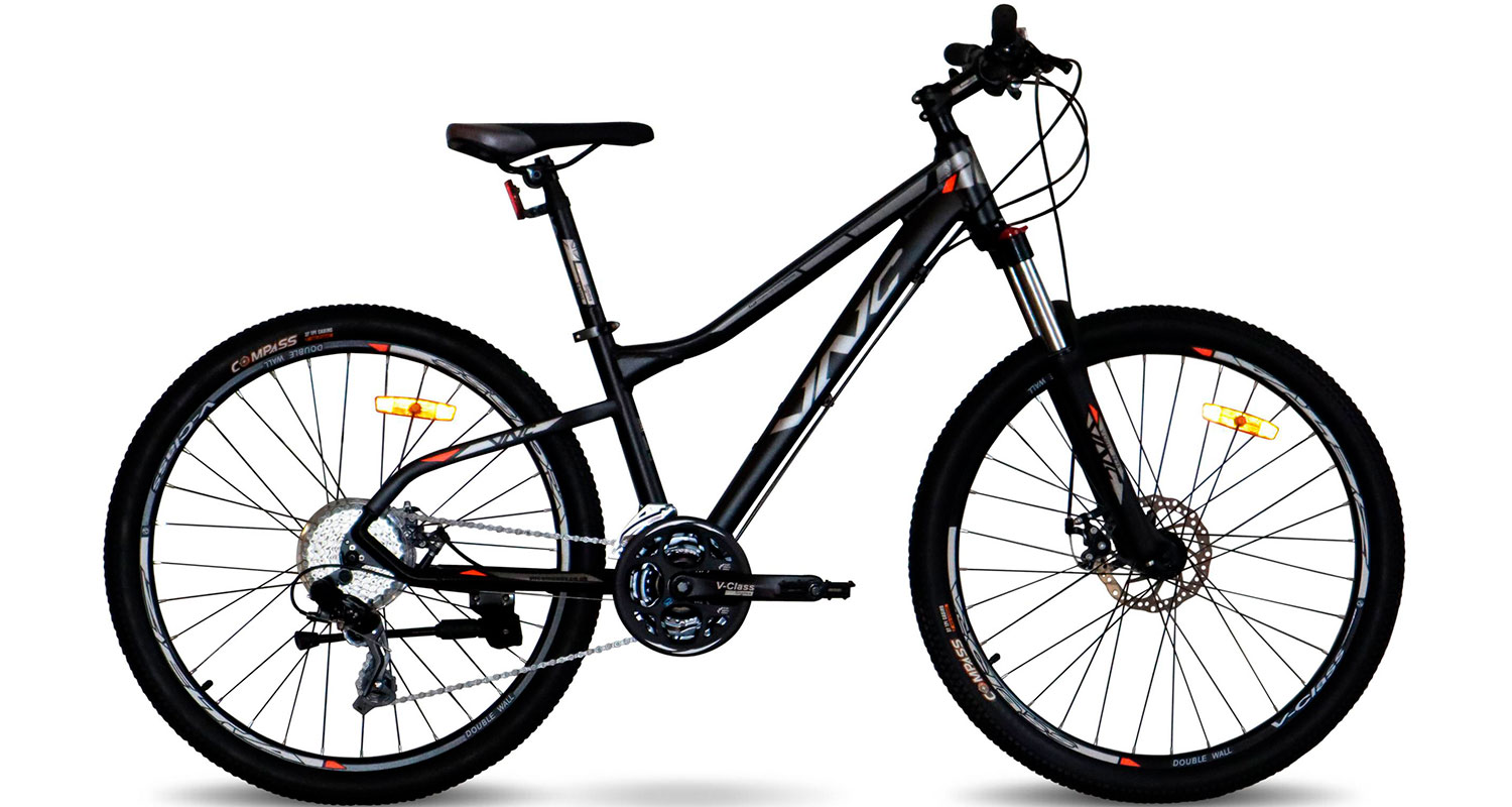 Велосипед VNC MontRider A4 26" размер XS 2022 Черно-оранжевый